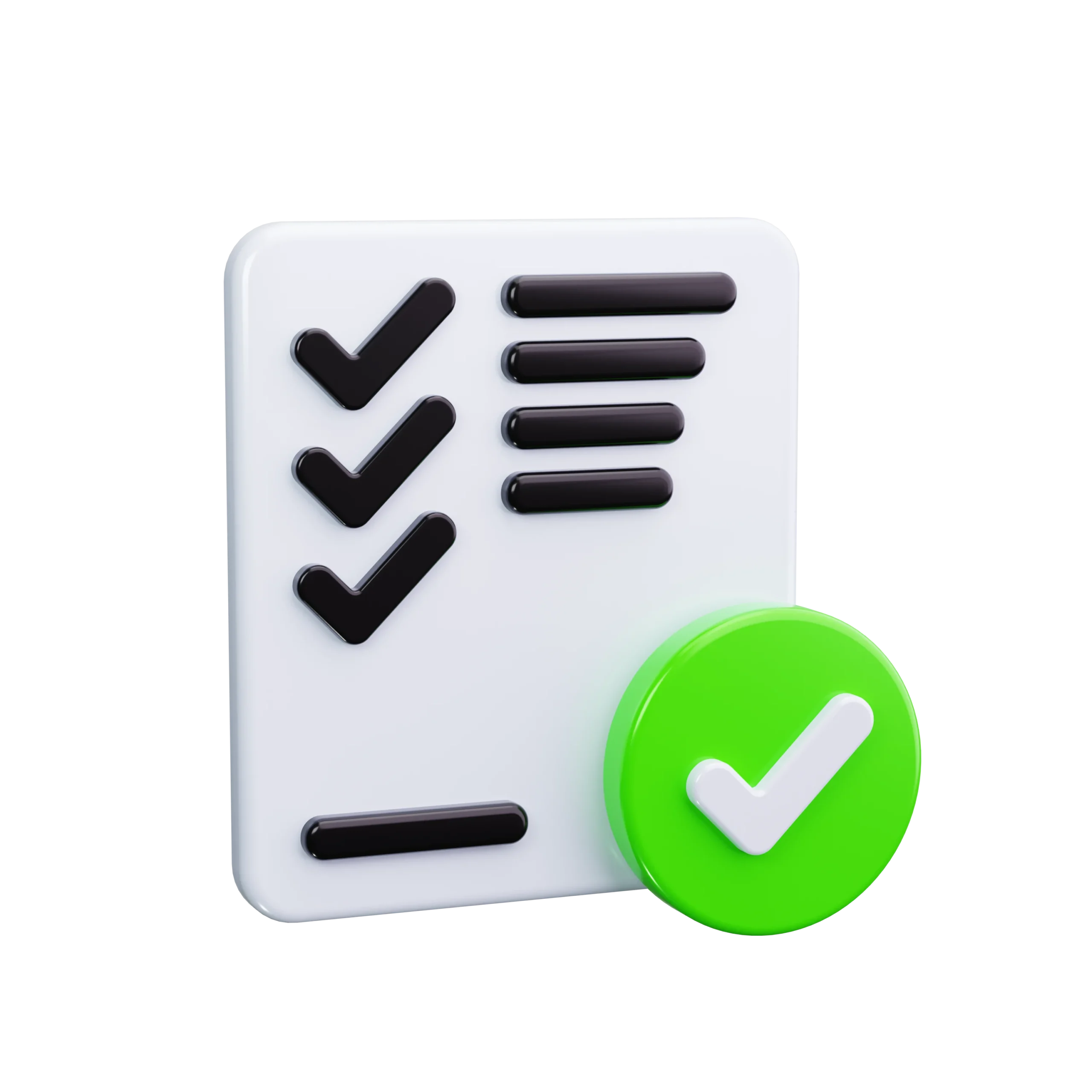 Checklist feedback tasks review organization