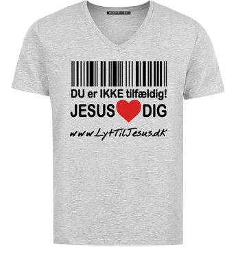 T shirt duerikketilfaeldig grey