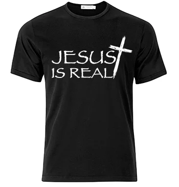 T shirt jesusisreal sort